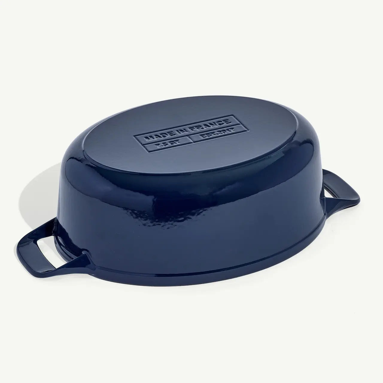 Enameled Cast Iron 7.5qt Oval Dutch Oven-Harbor Blue