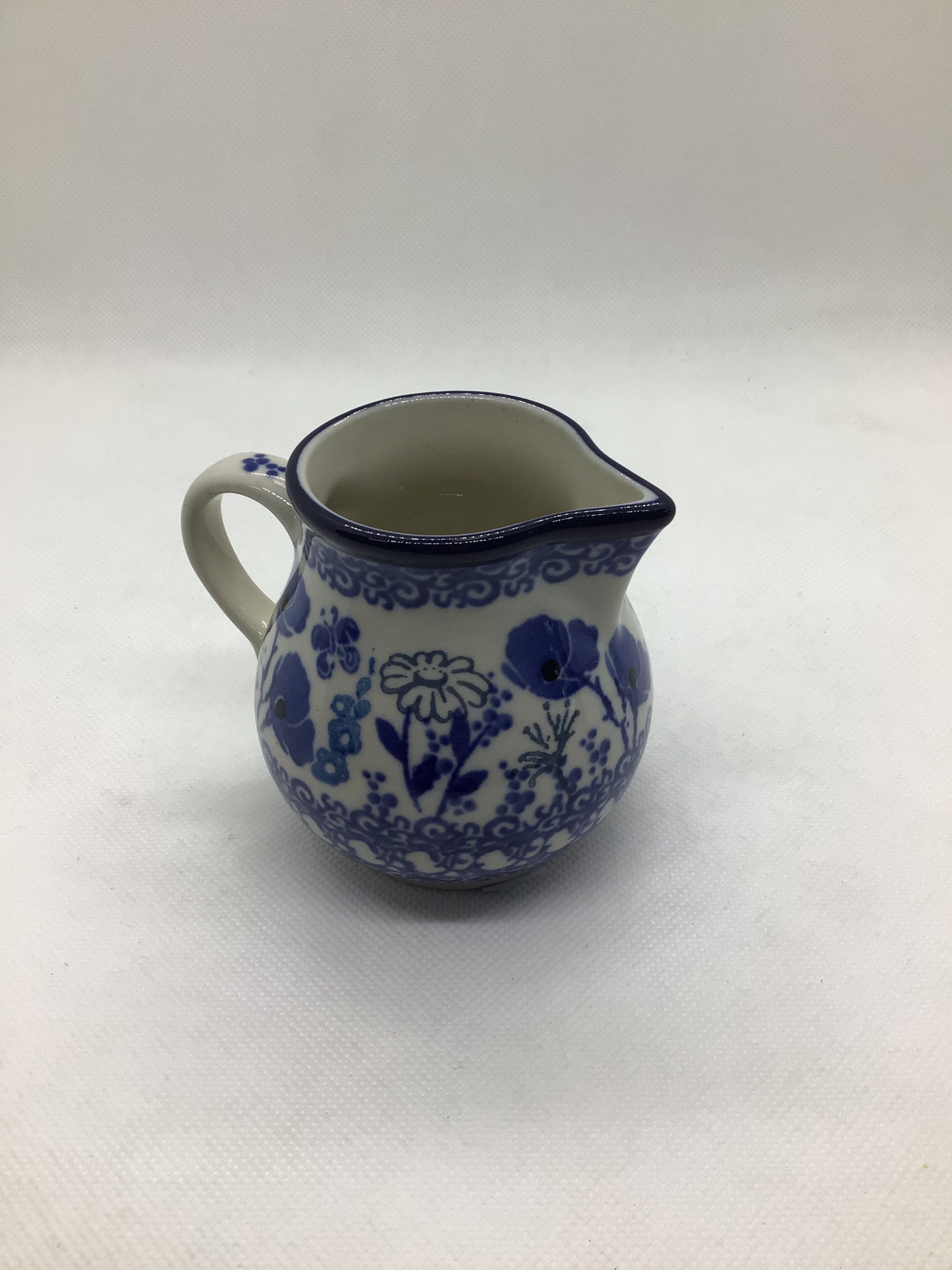 Evening Poppy Cream Pitcher 6 oz