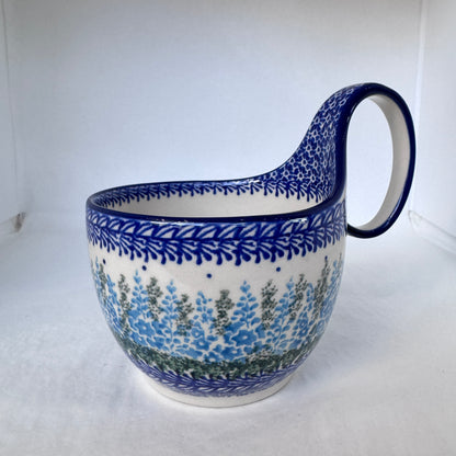 Virginia Blue Bells Bowl w/Loop Handle