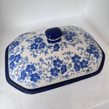 Timeless Blue Covered Casserole