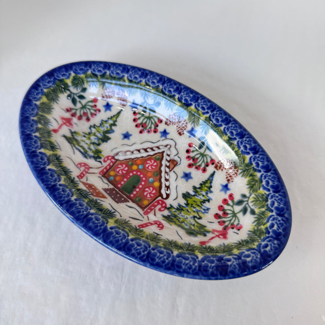 KALICH Gingerbread Small Oval Tray