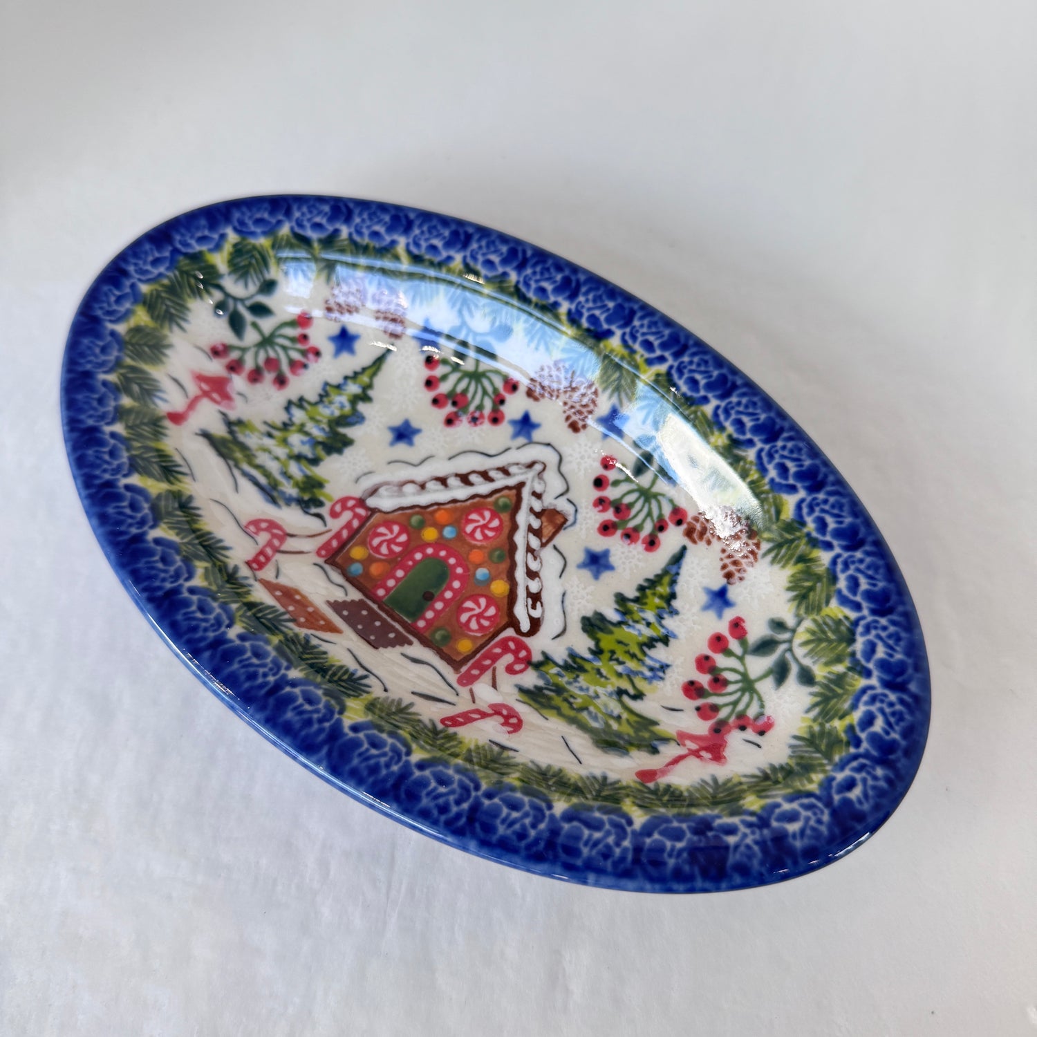 KALICH Gingerbread Small Oval Tray