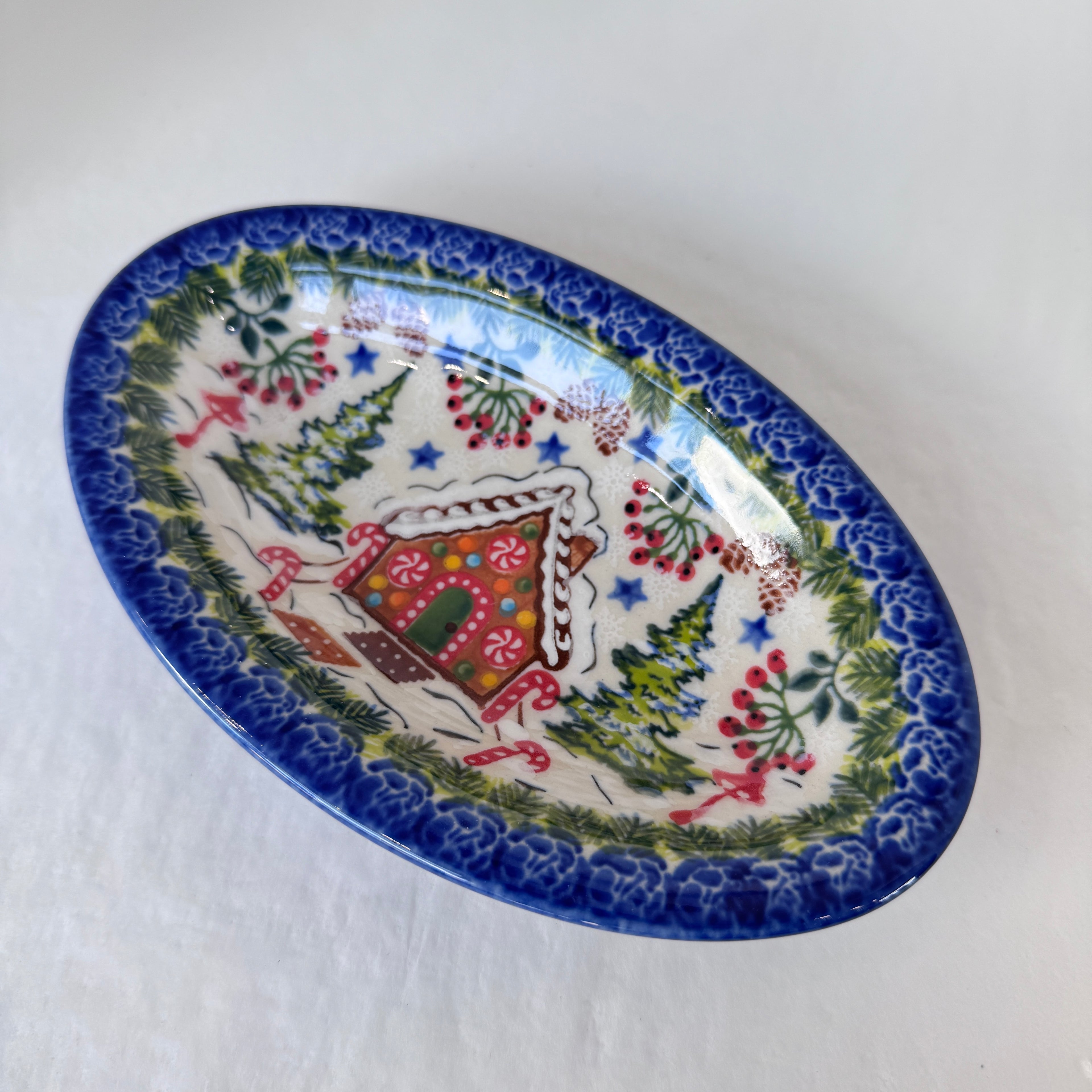 KALICH Gingerbread Small Oval Tray