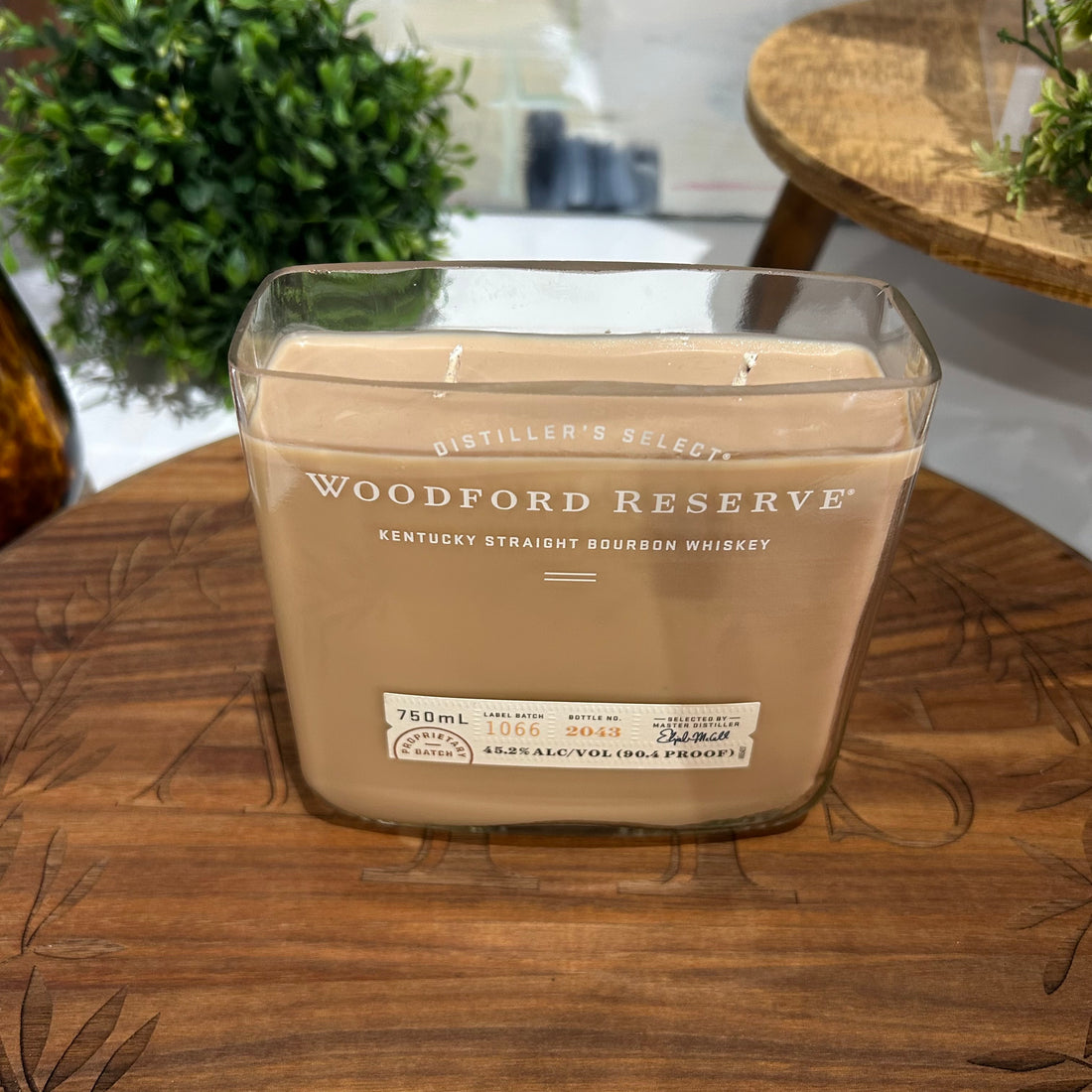 Bourbon Bottle Candle