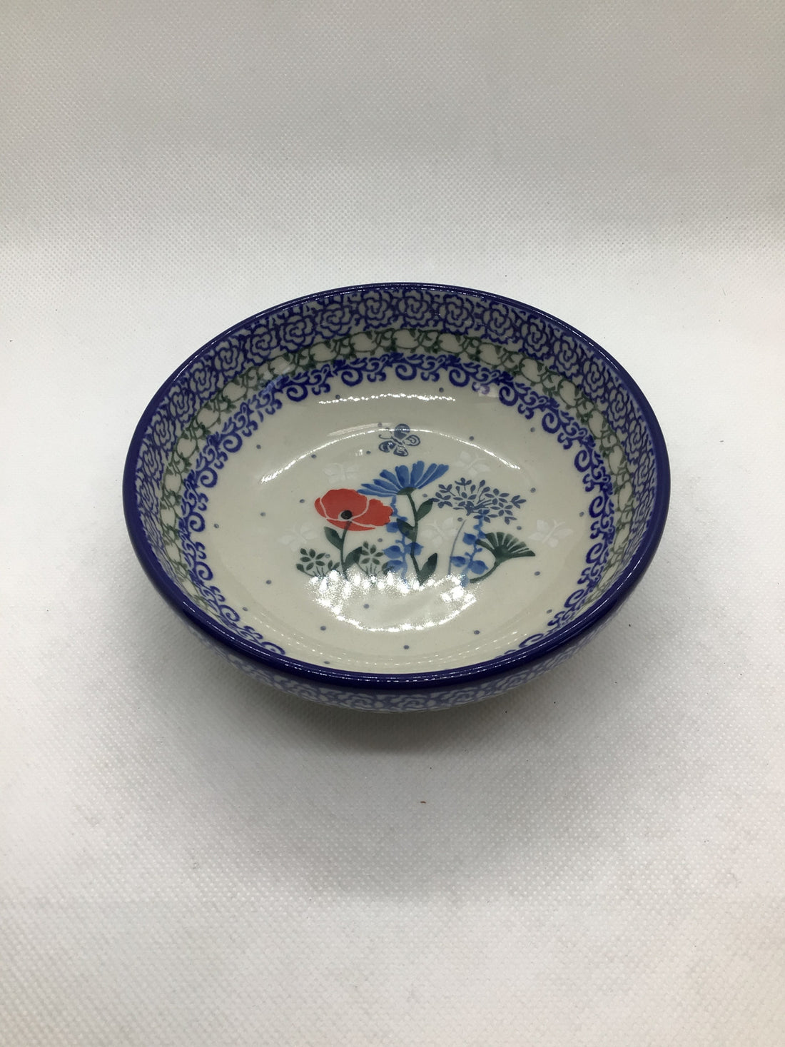 Fancy Florets Shallow Bowl 5&quot;