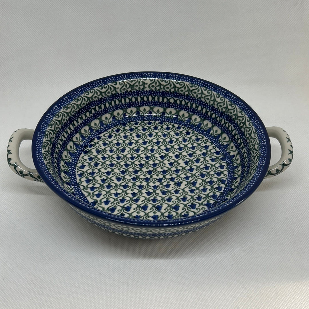 Tulip Trellis Round Baker w/ Handles 8&quot;