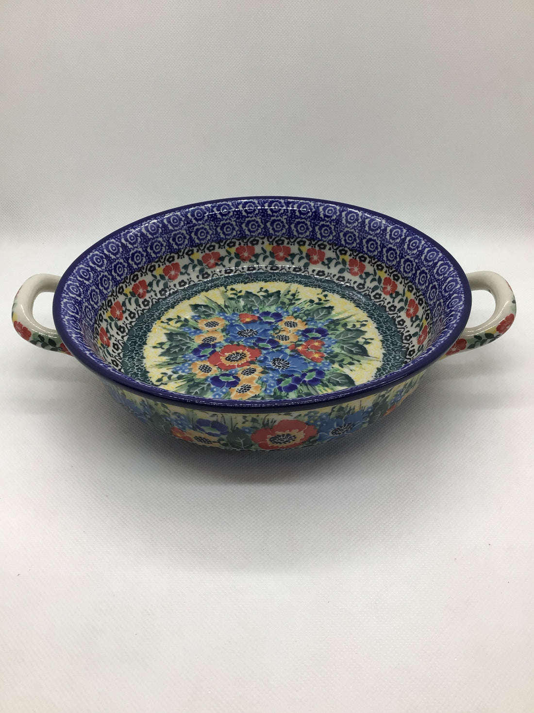 U4578 Round Baker w/Handles 8&quot;