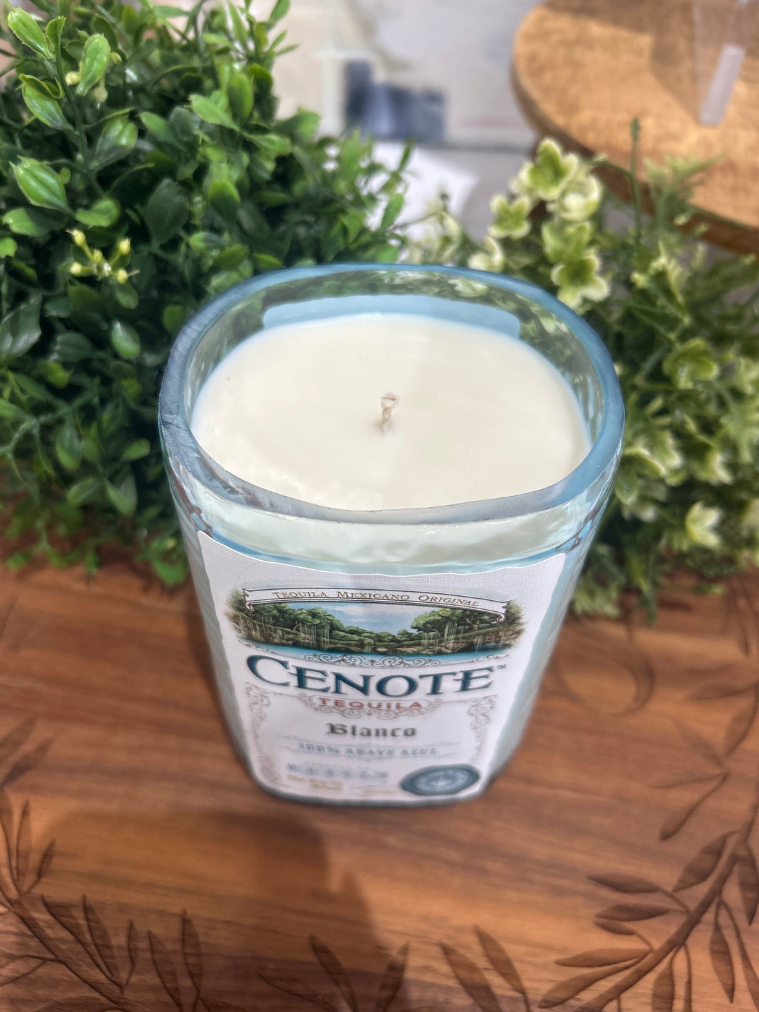 Tequila Bottle Candle