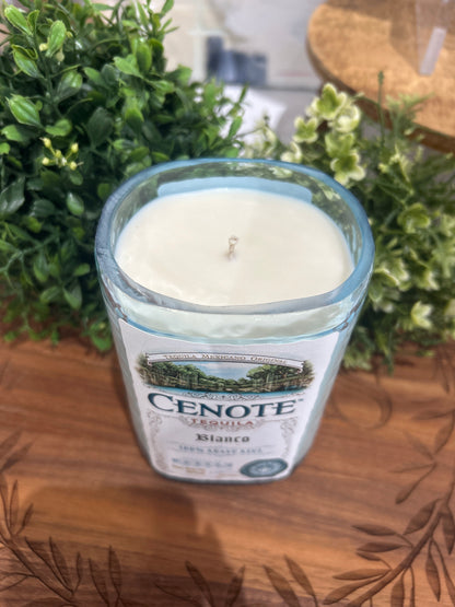 Tequila Bottle Candle