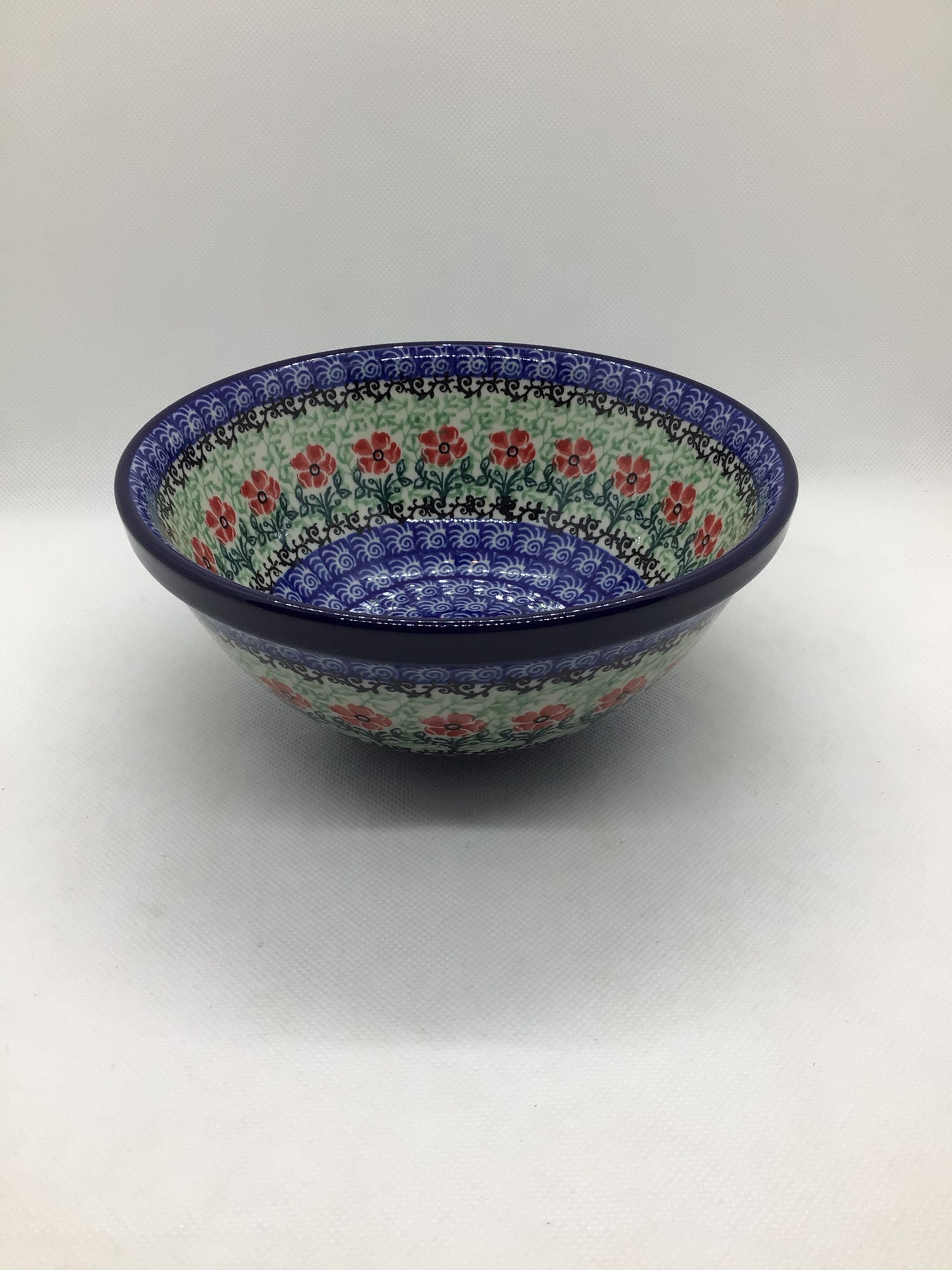 Red Daisies Nesting Bowl 6.5&quot;