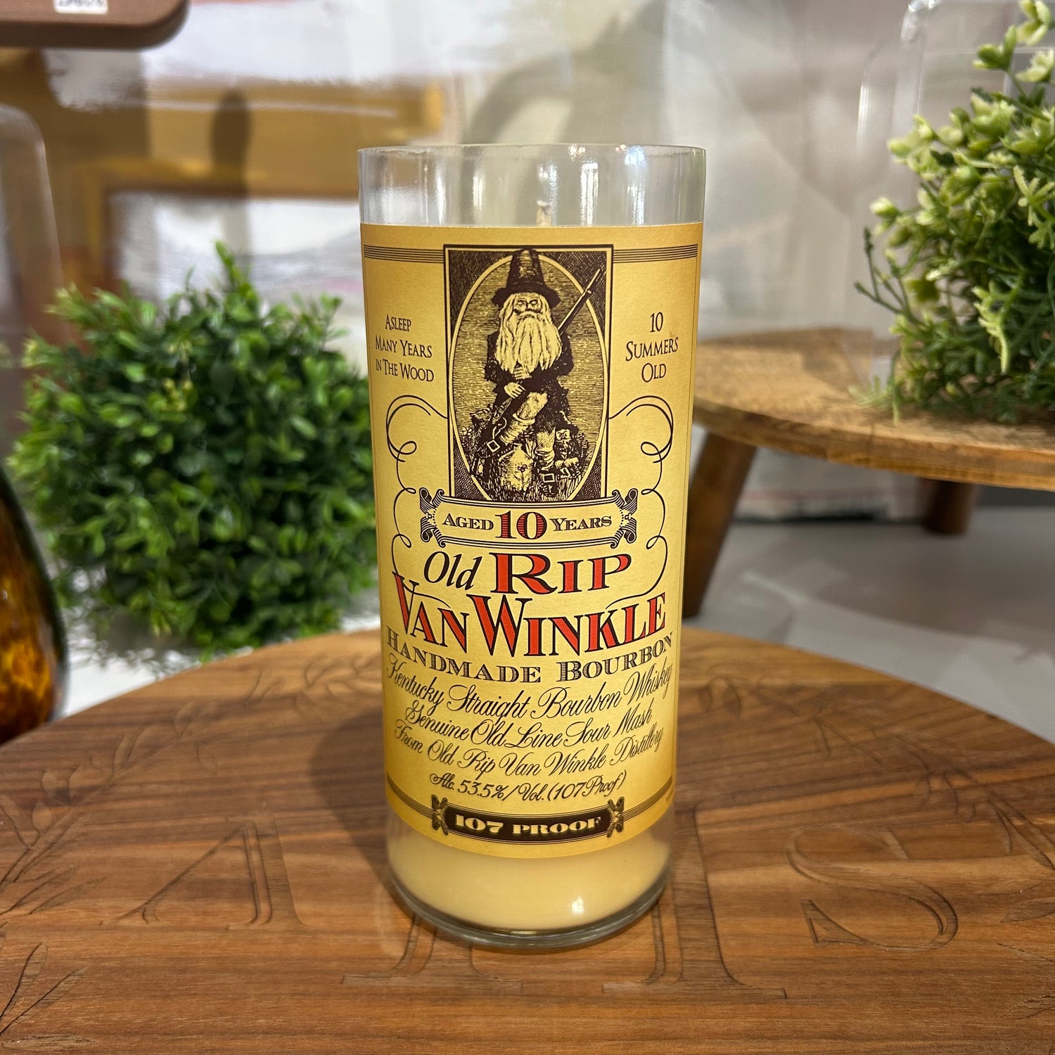 Bourbon Bottle Candle