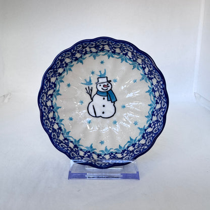 Jack Frost Scalloped Bowl 4.5"