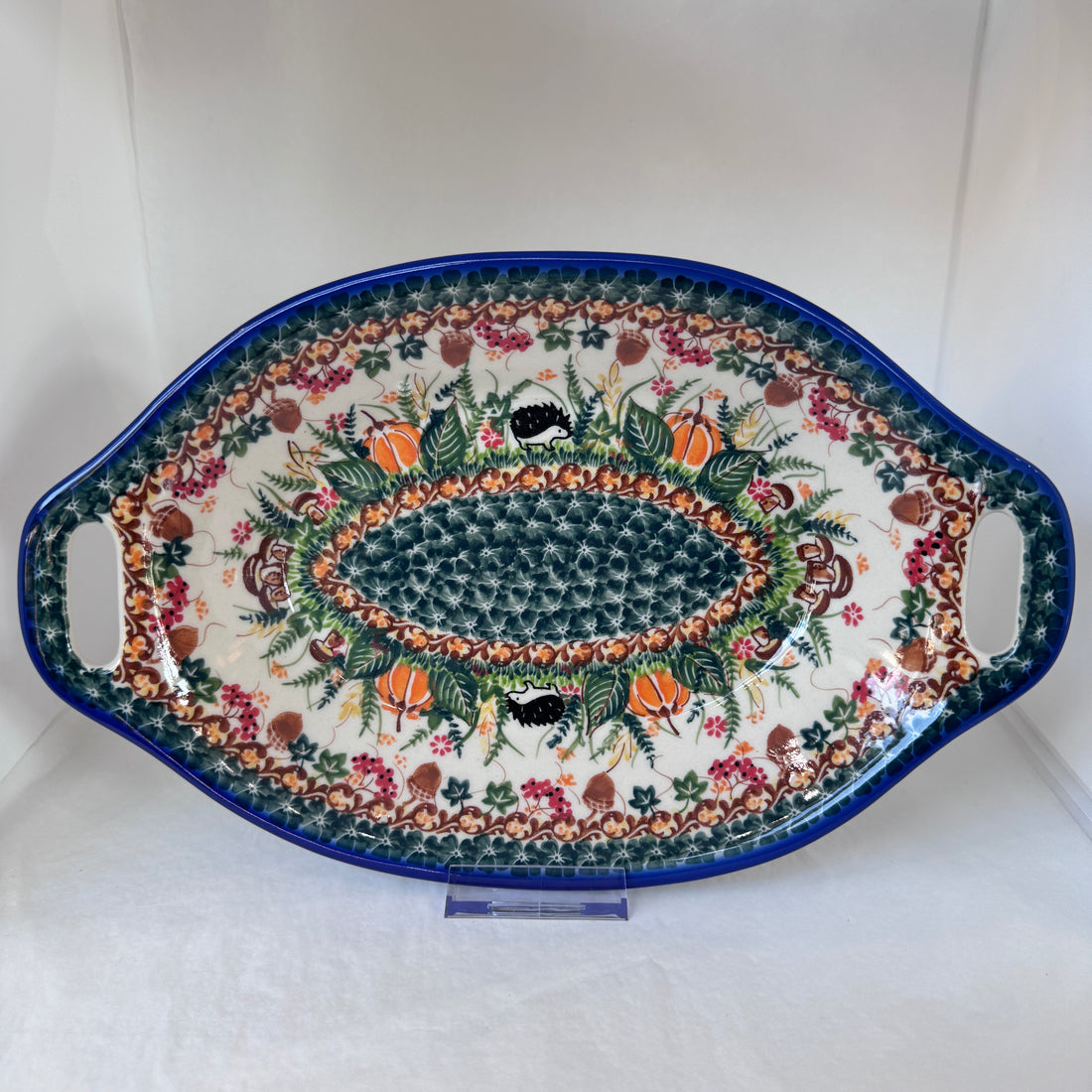 KALICH Henrick Oval Bread Platter w/ Handles