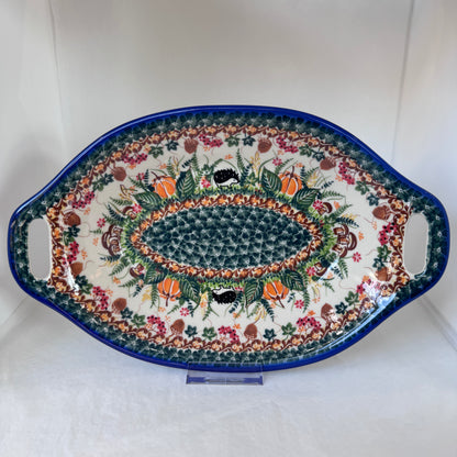 KALICH Henrick Oval Bread Platter w/ Handles