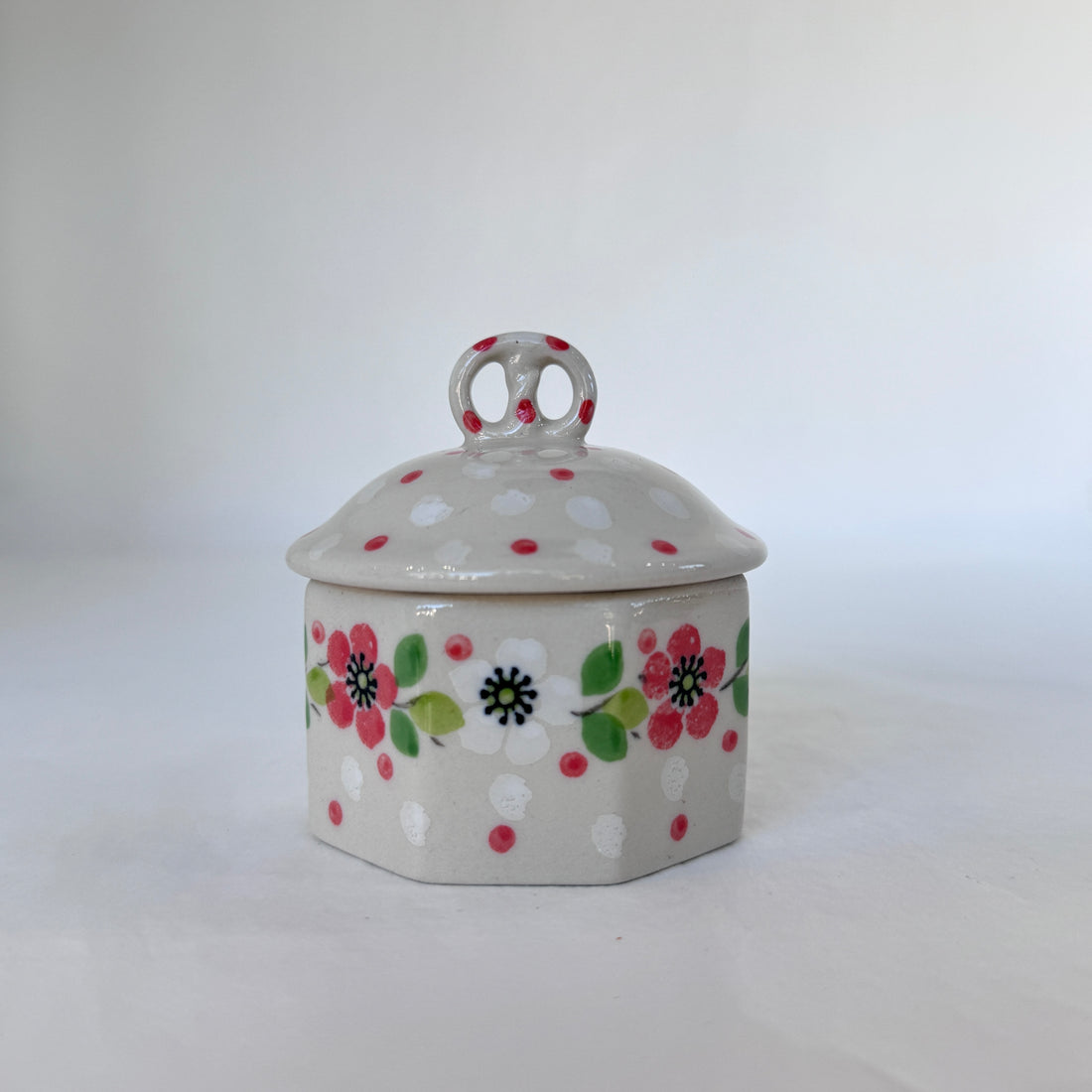 Early Pansies Trinket Box