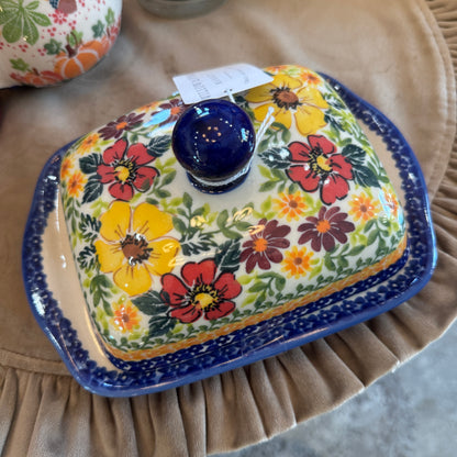KALICH Autumn Amber Butter Dish