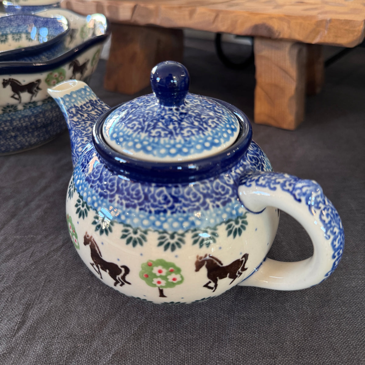 Brown Horse Teapot 12oz
