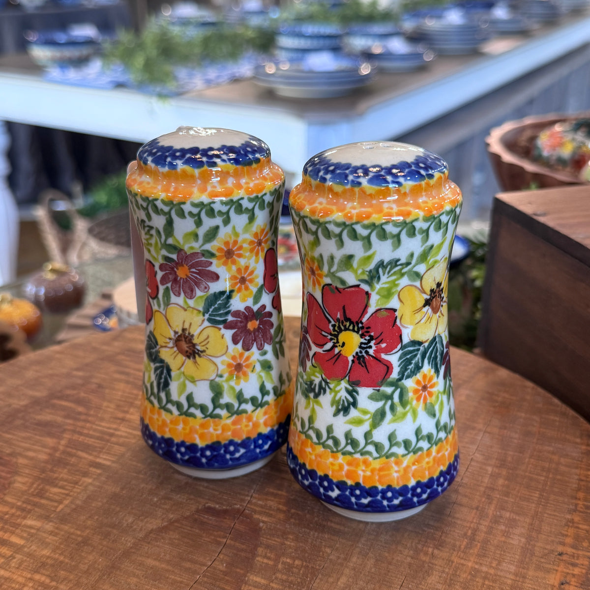 KALICH Autumn Amber Salt and Pepper Shaker