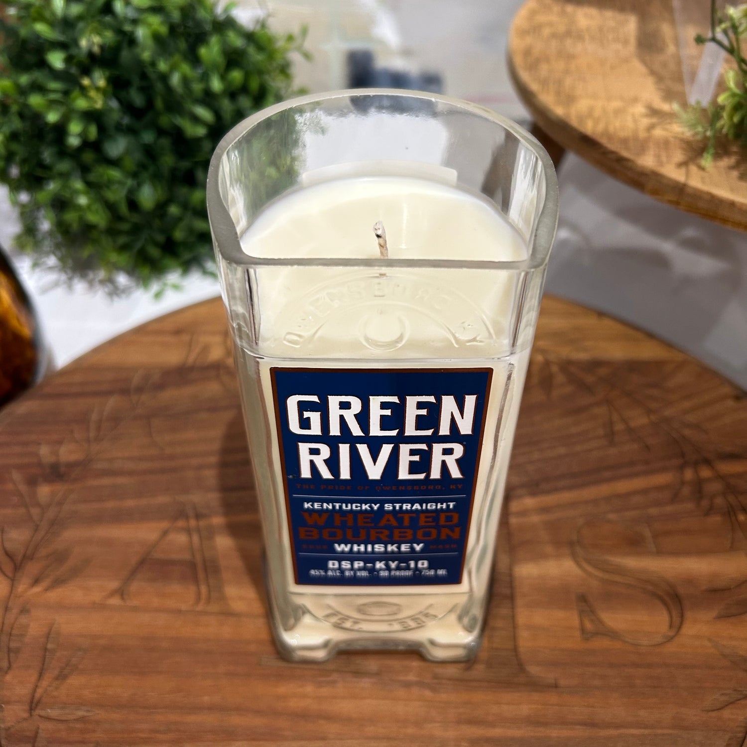 Bourbon Bottle Candle
