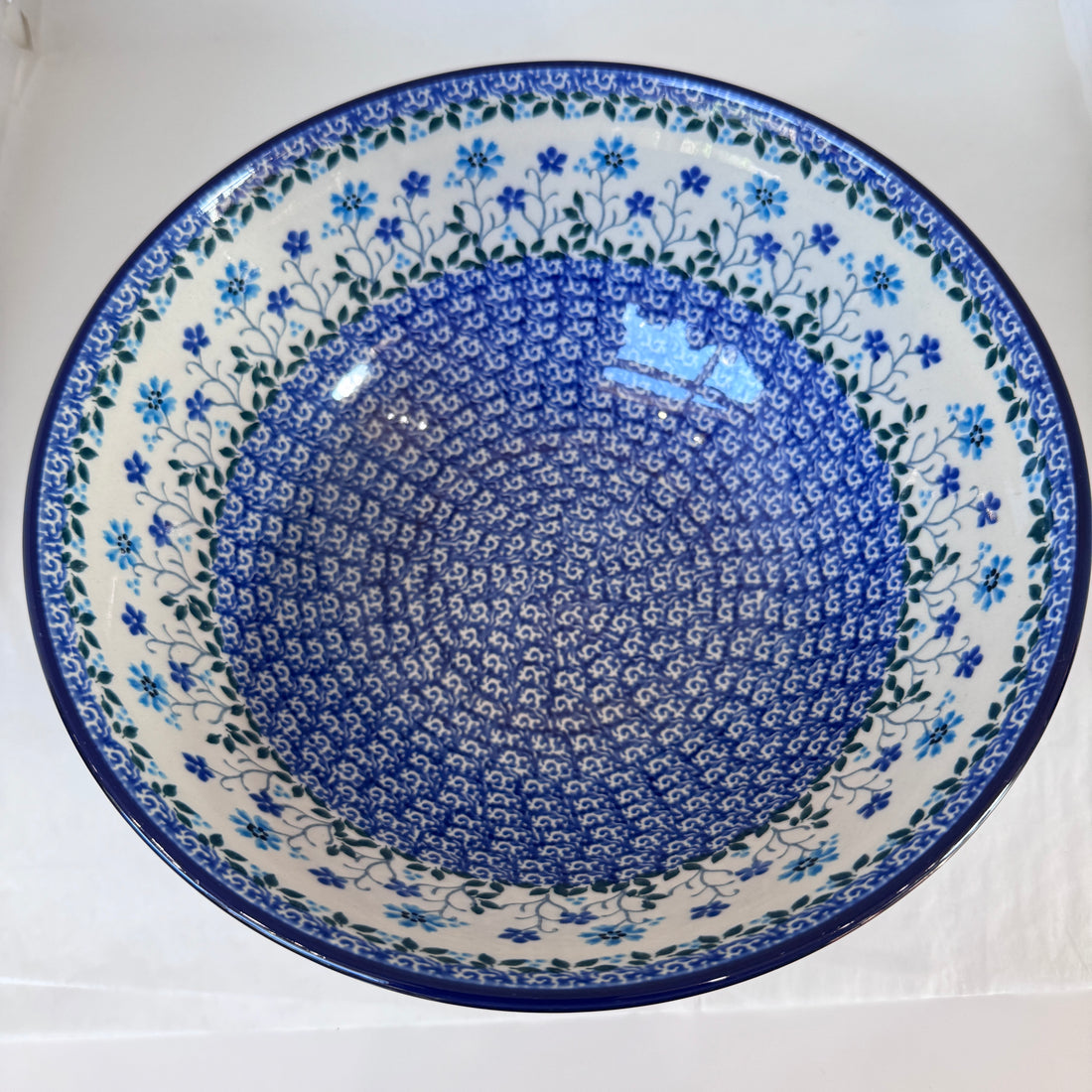 Georgia Blue Nesting Bowl 9"