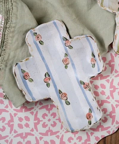 Cottage Stripe Cross