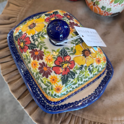 KALICH Autumn Amber Butter Dish