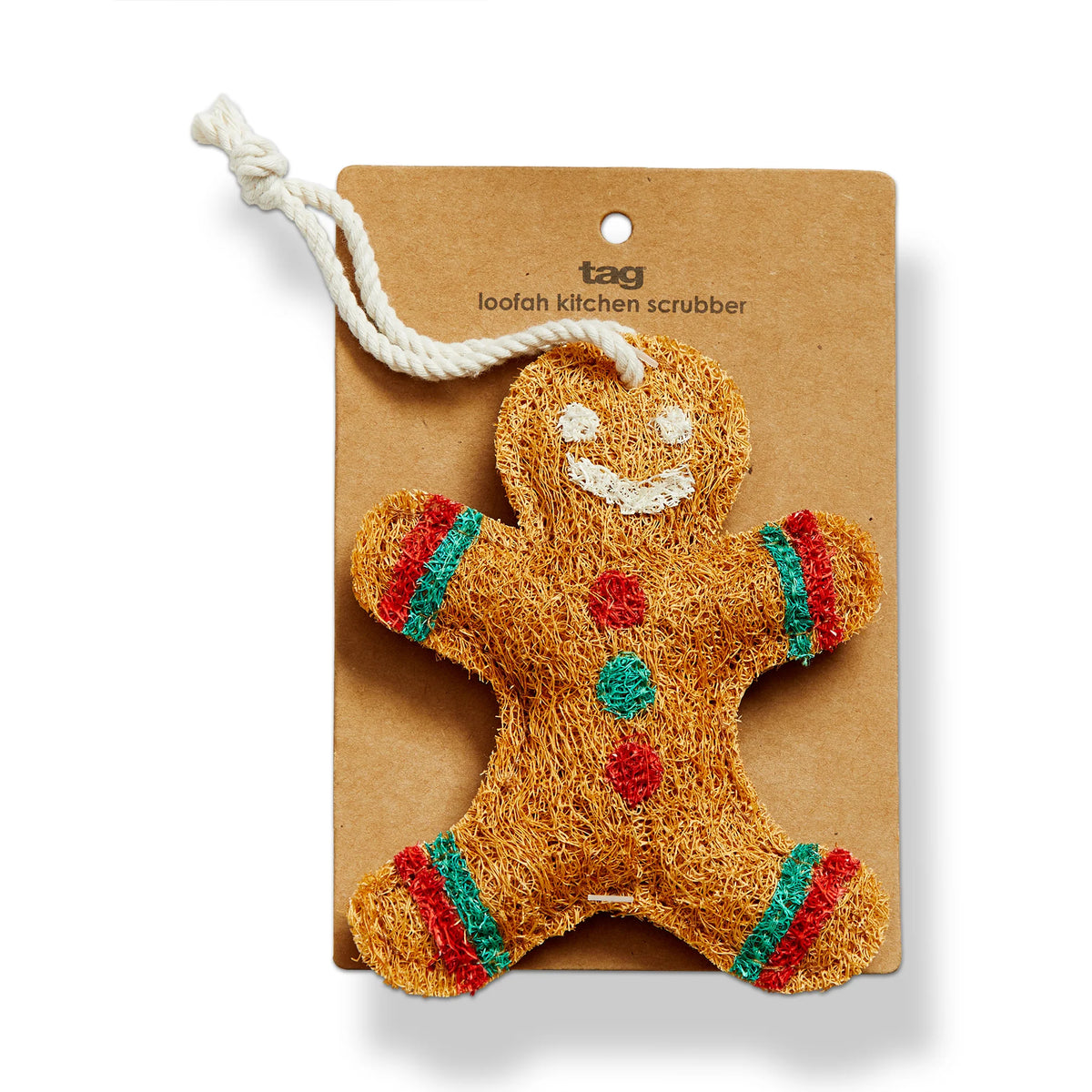 Gingerbread Man Loofah Scrubber
