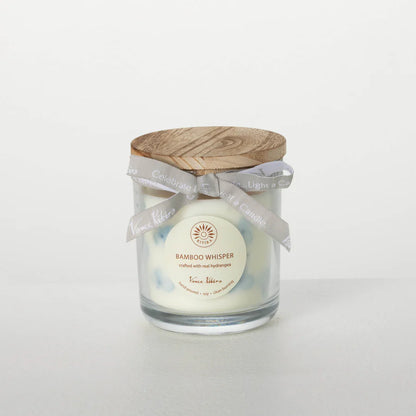 Blue Hydrangea Candle