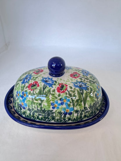 KALICH Blue Cornflower Butter Dish