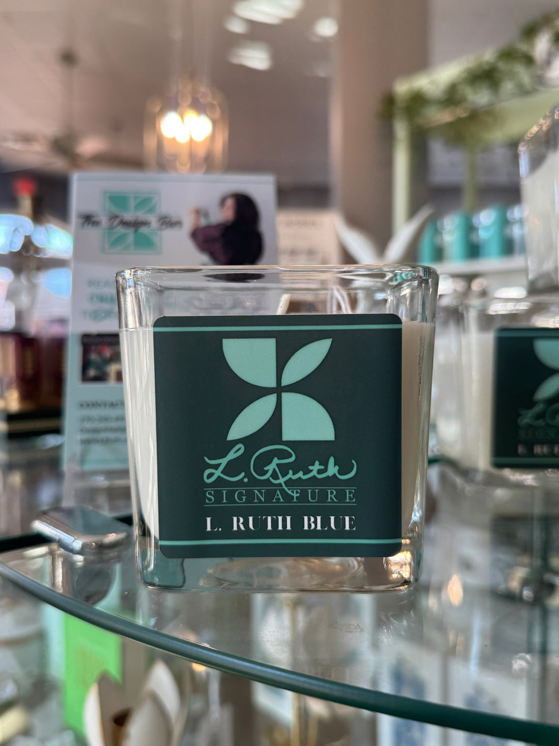 L. Ruth Signature Candle- L. Ruth Blue