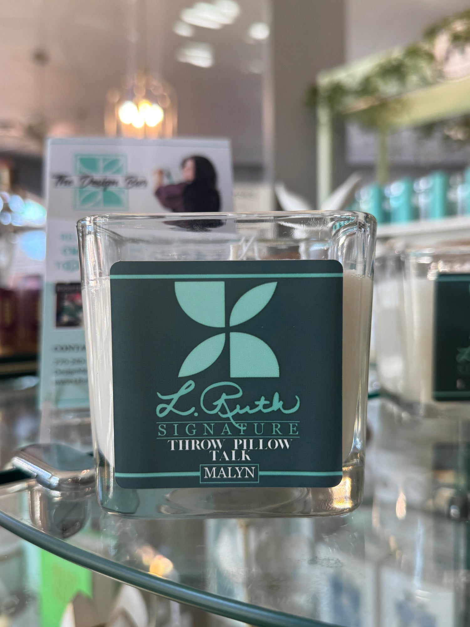 L. Ruth Signature Candle- Throw Pillow Talk