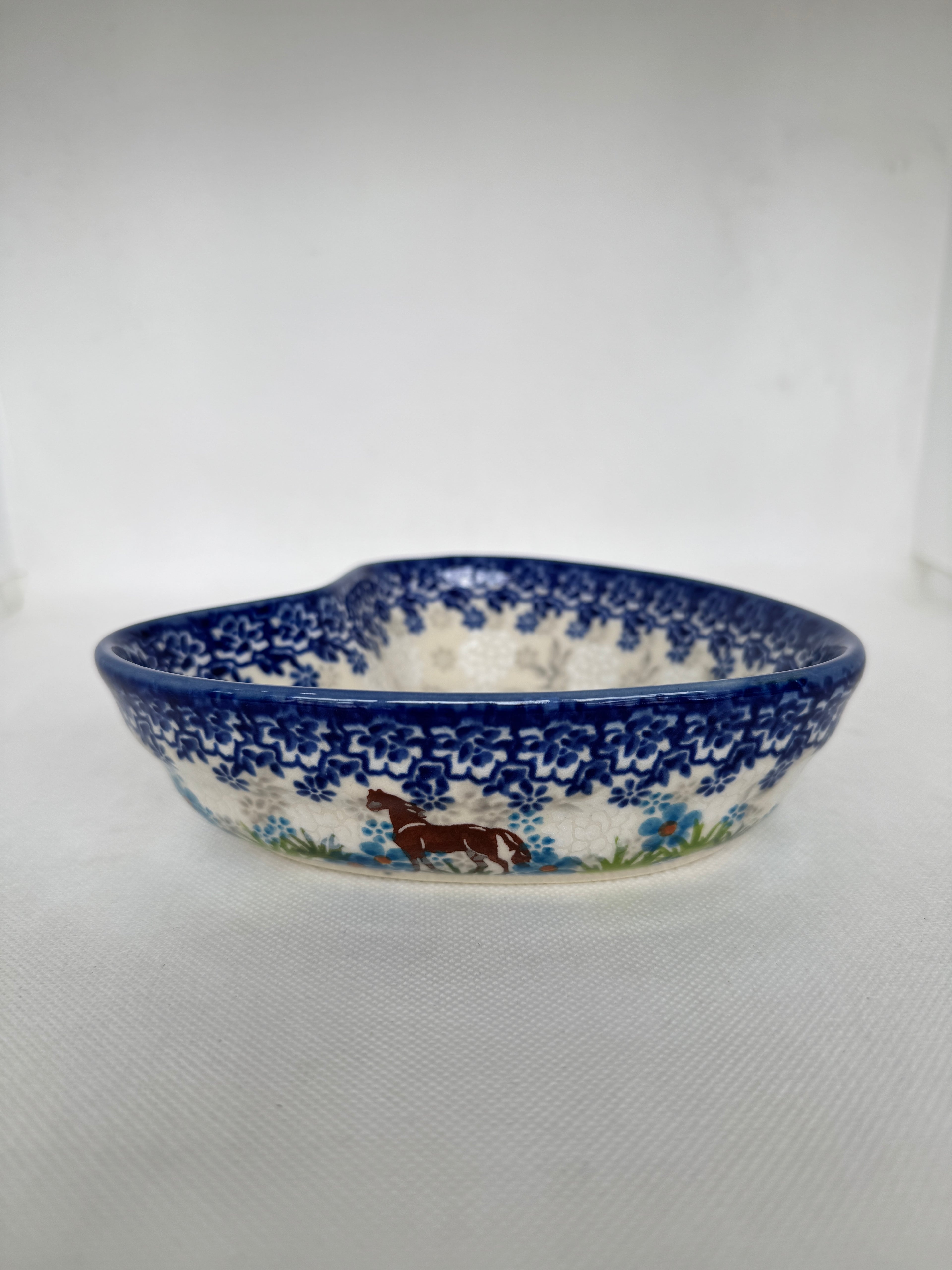 KALICH Bluegrass Beauties Heart Bowl