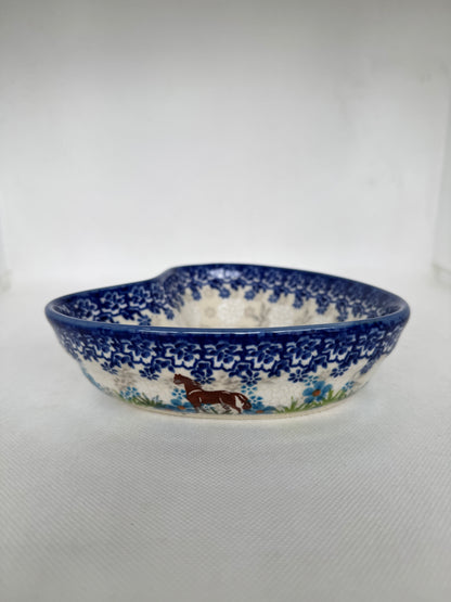 KALICH Bluegrass Beauties Heart Bowl