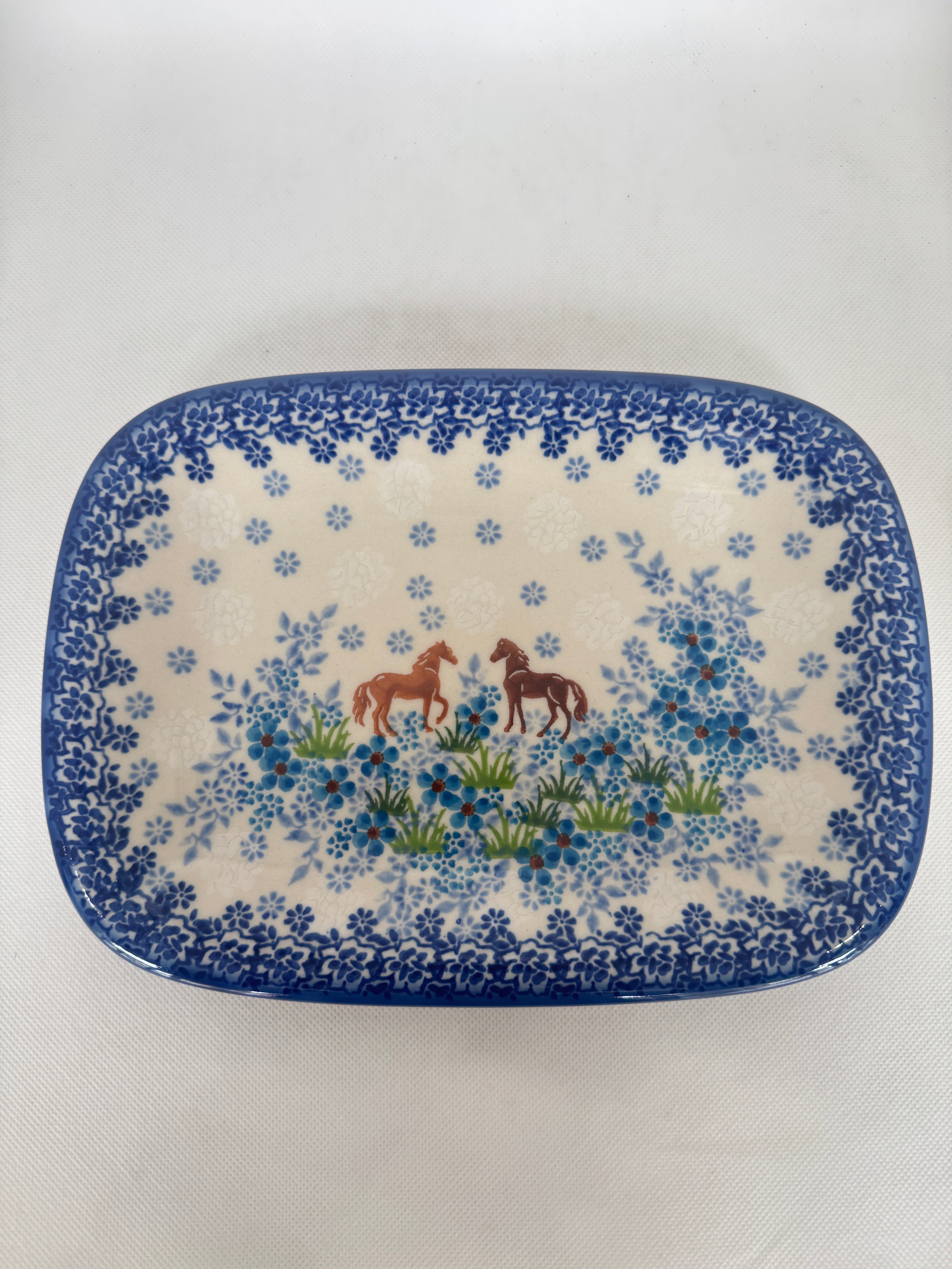KALICH Bluegrass Beauties Small Platter