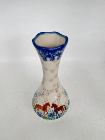KALICH Bluegrass Beauties Teardrop Vase  6.5"