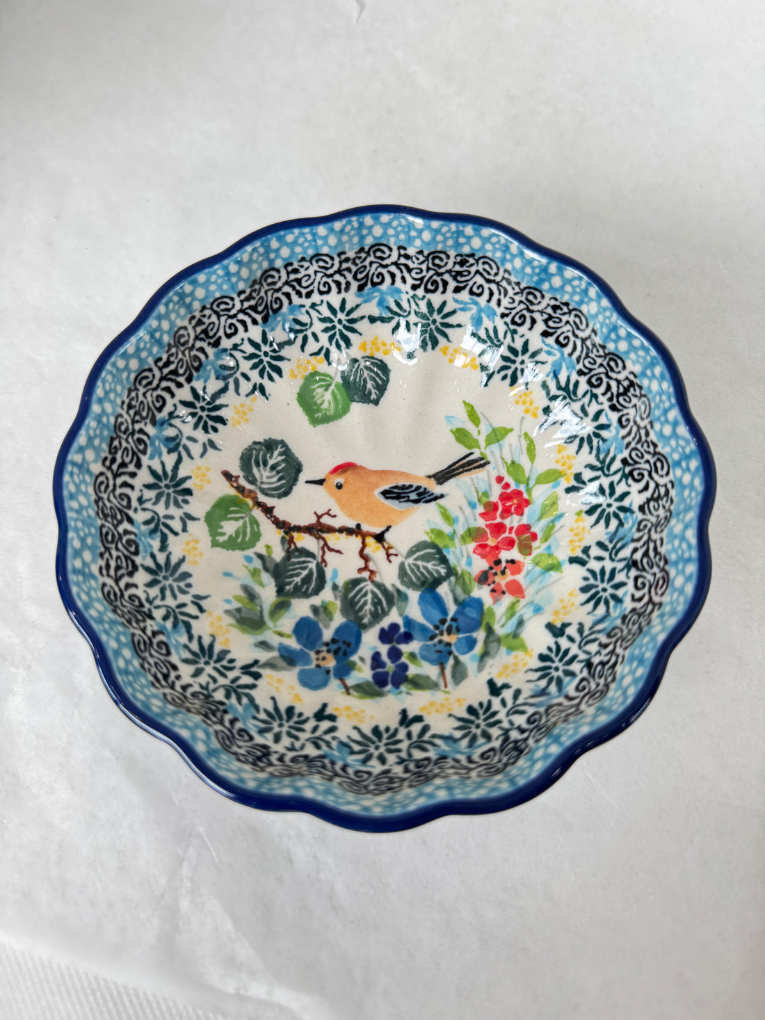 U5098 Scalloped Bowl 4.5"