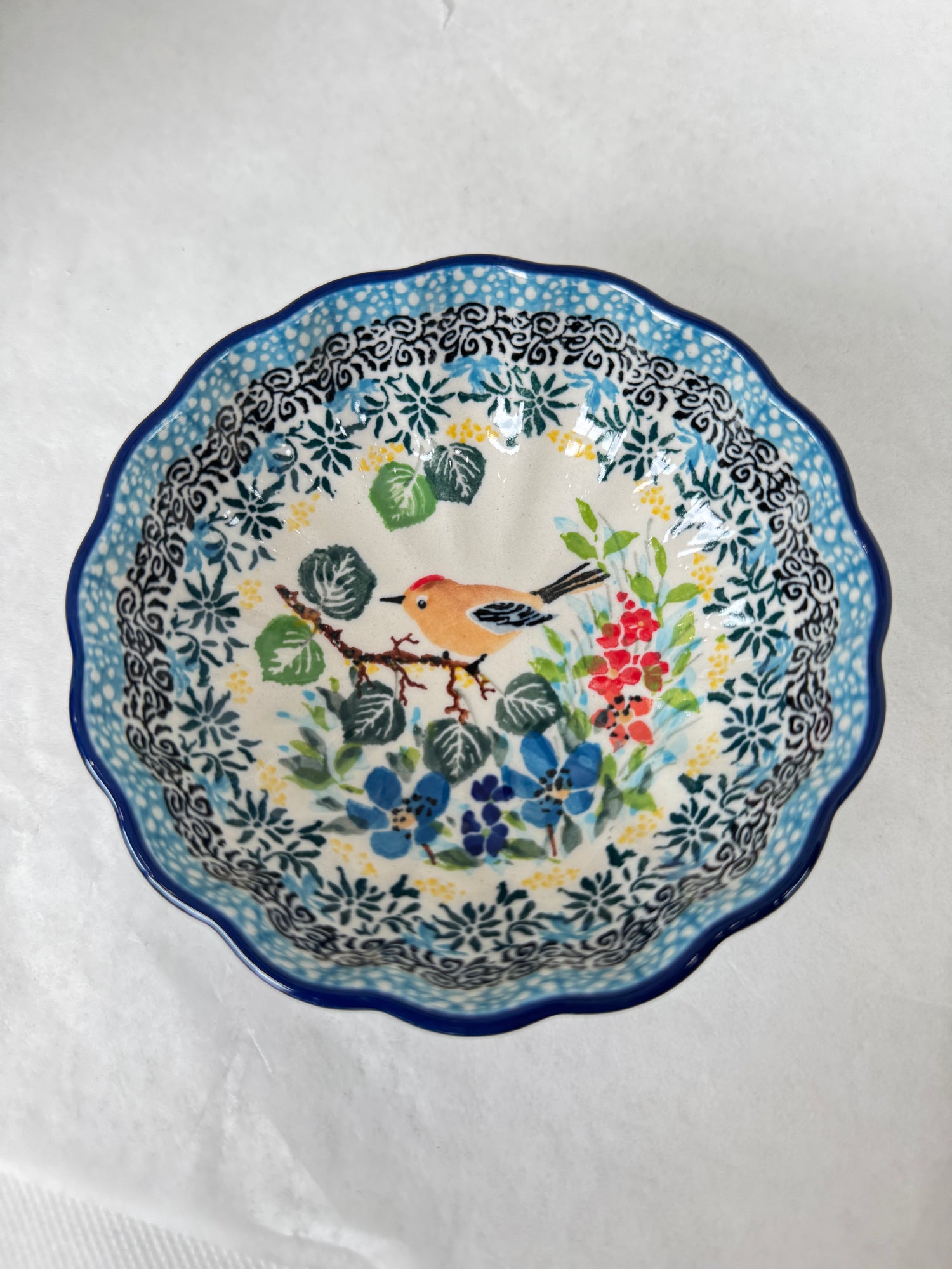 U5098 Scalloped Bowl 4.5"