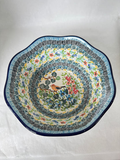 U5098 Wavy Edge Bowl 8"