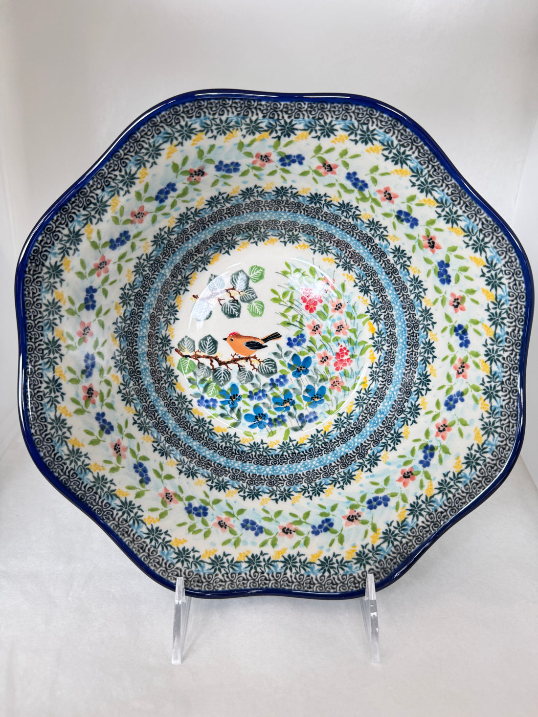 U5098 Wavy Edge Bowl 10"