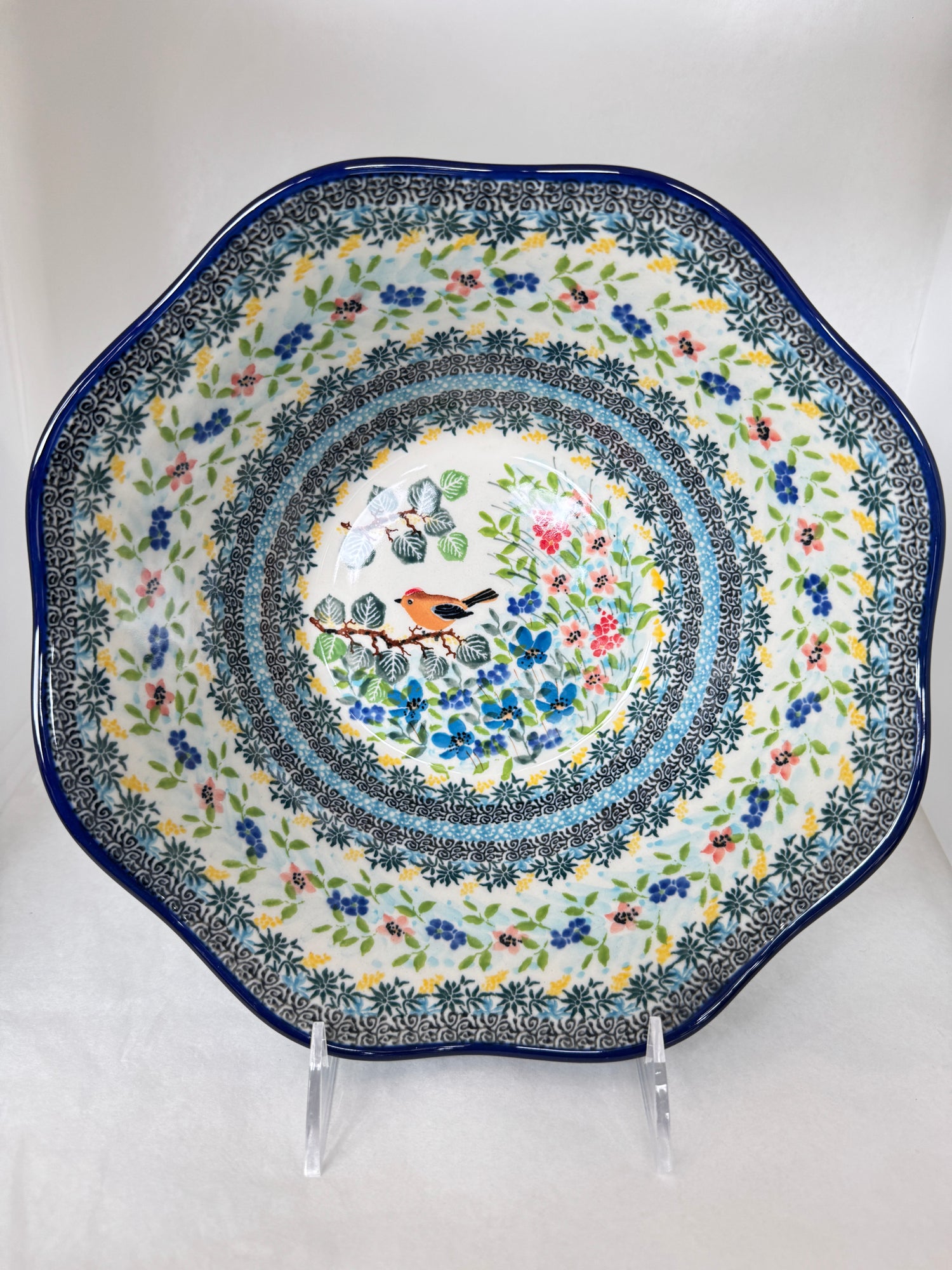 U5098 Wavy Edge Bowl 10"