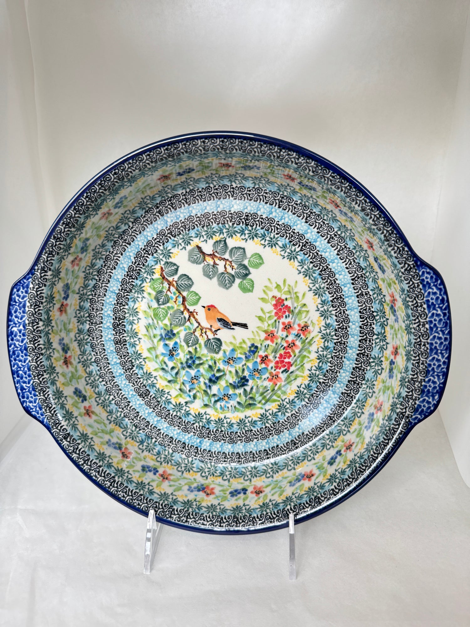 U5098 Large Round Baker w/Handles