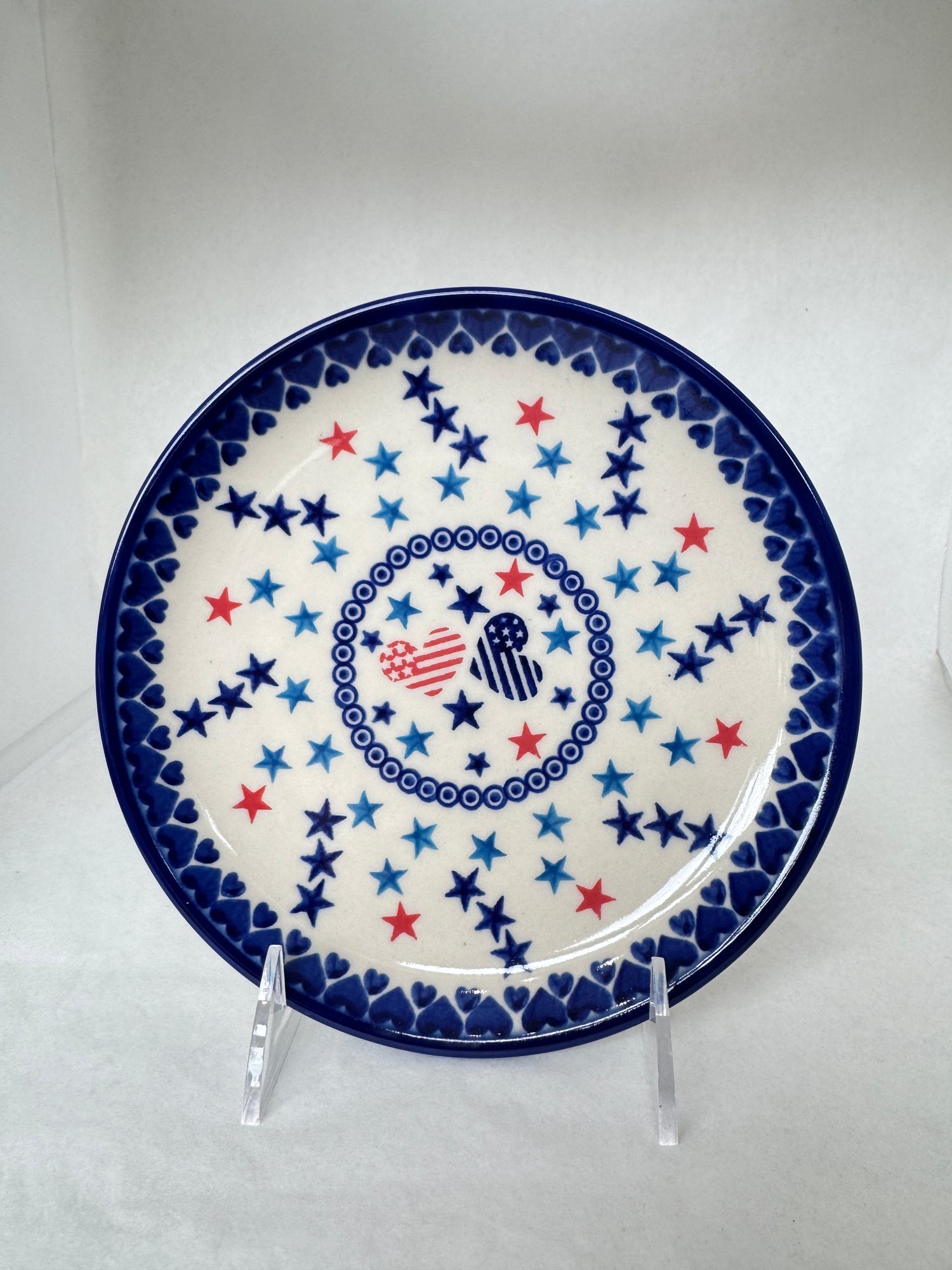 KALICH Starry In The USA Salad Plate