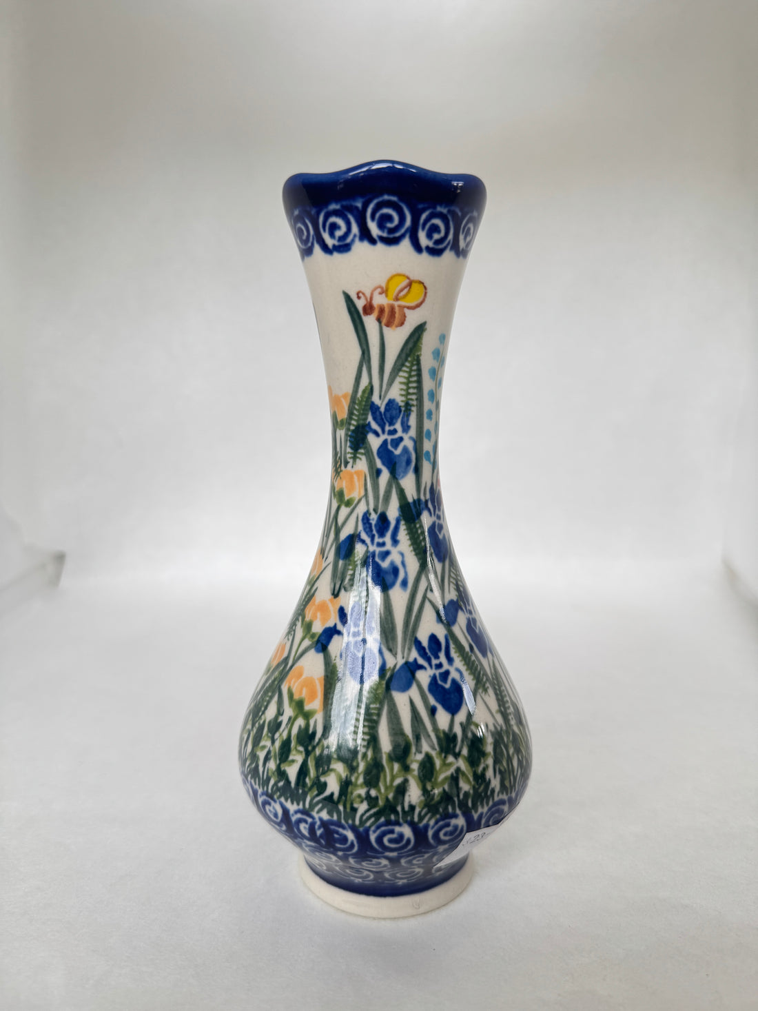 KALICH In The Meadow Teardrop Vase  6.5"