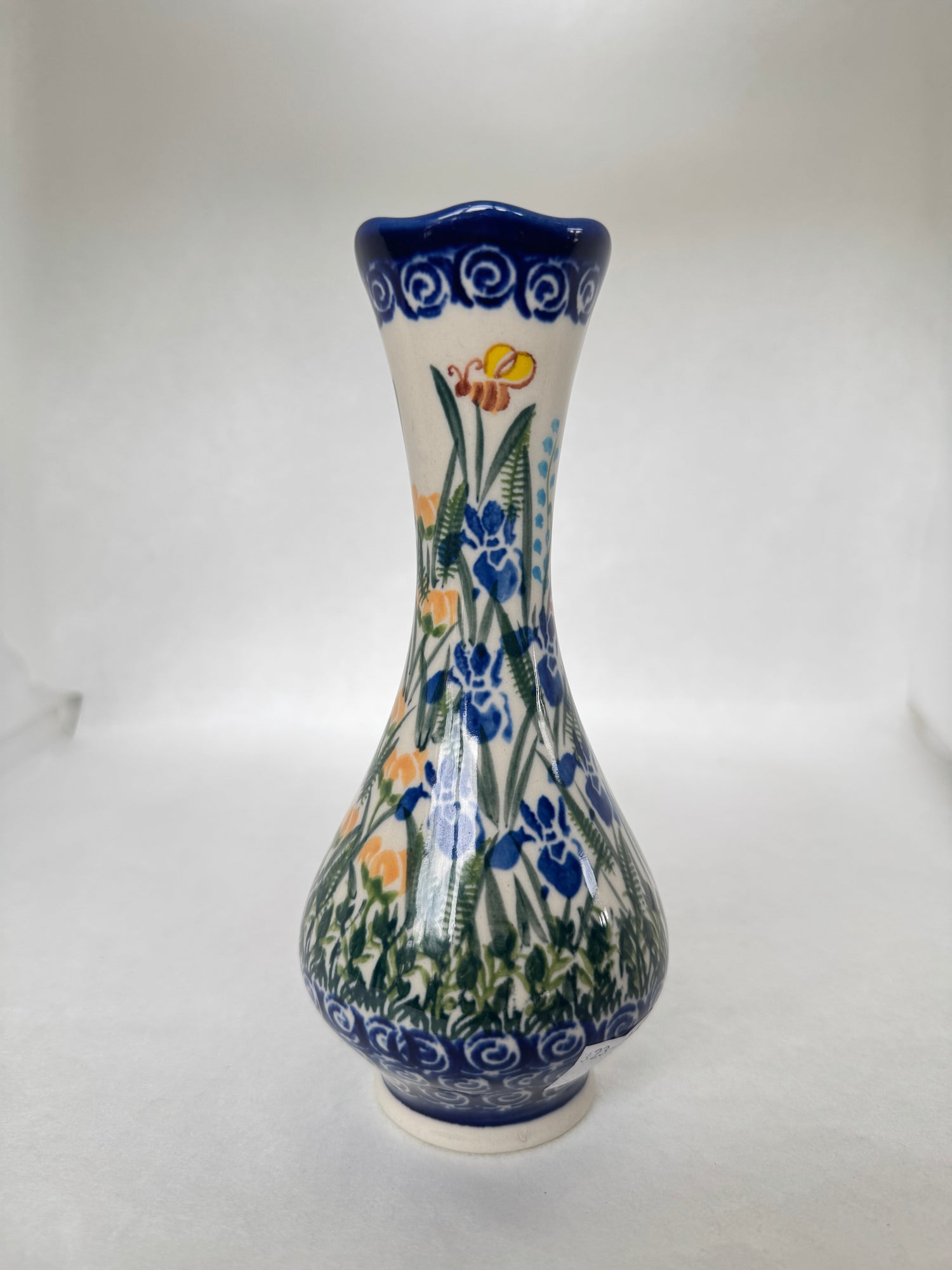 KALICH In The Meadow Teardrop Vase  6.5"