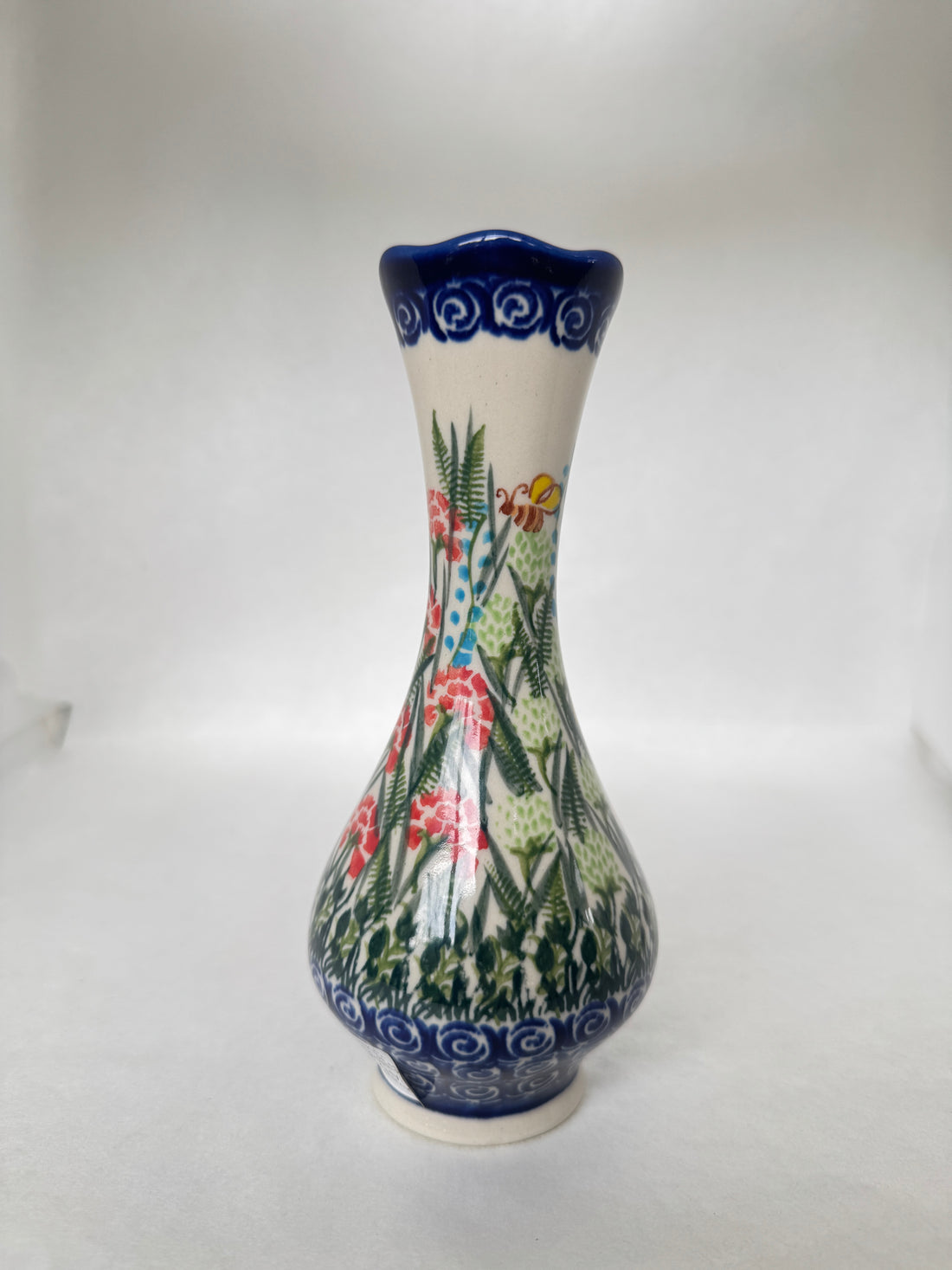 KALICH In The Meadow Teardrop Vase  6.5"