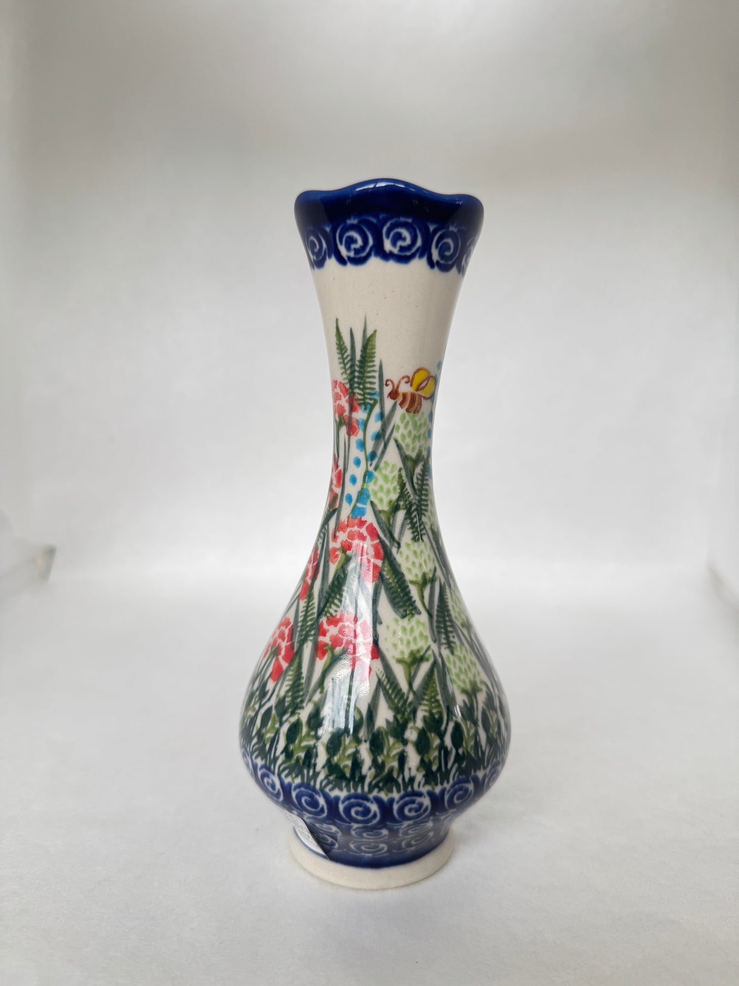 KALICH In The Meadow Teardrop Vase  6.5"