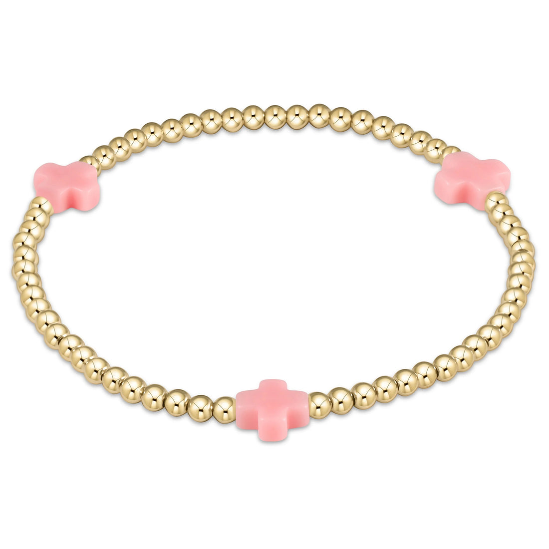 Signature Cross 3mm Pink