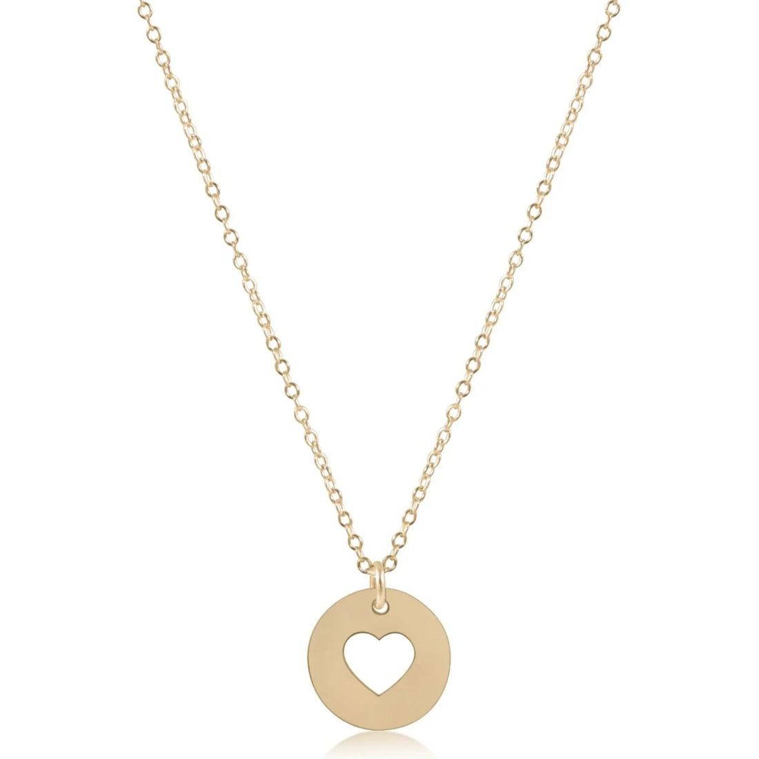 Gold Love Disc Necklace Collection