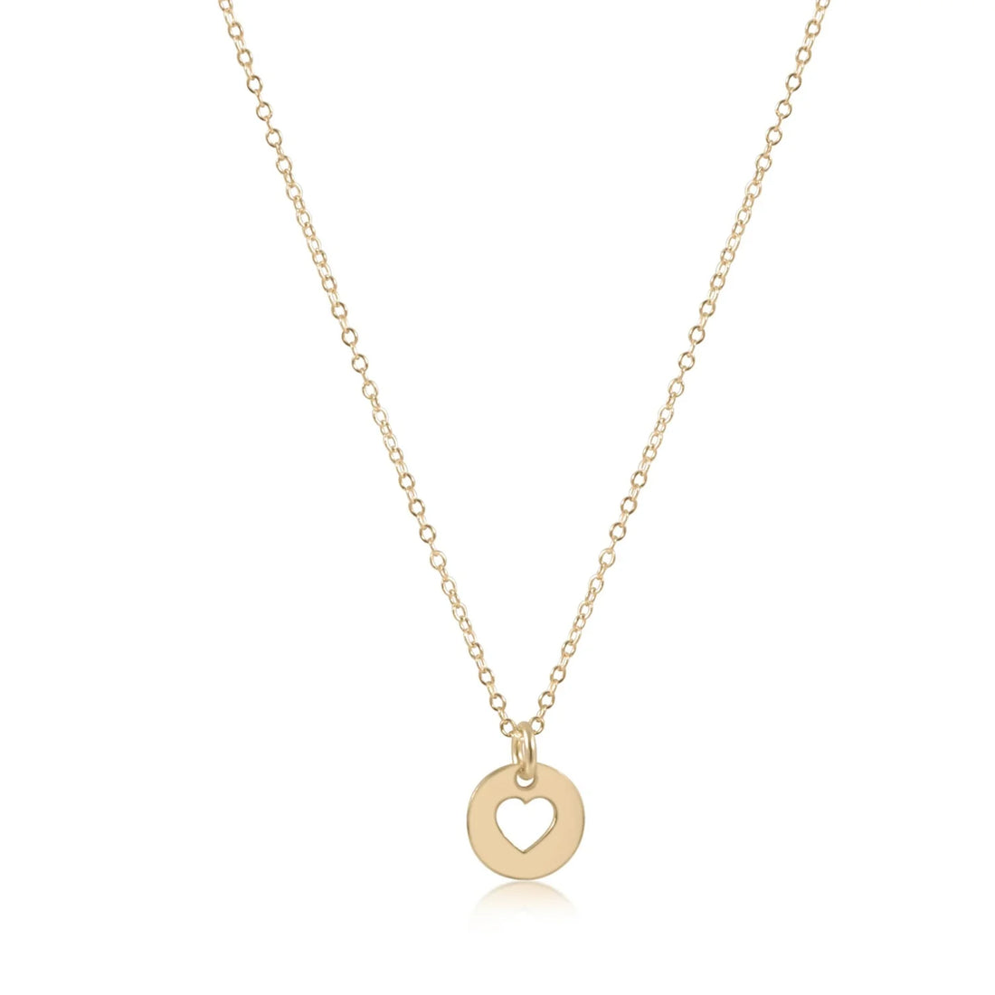Gold Love Disc Necklace Collection