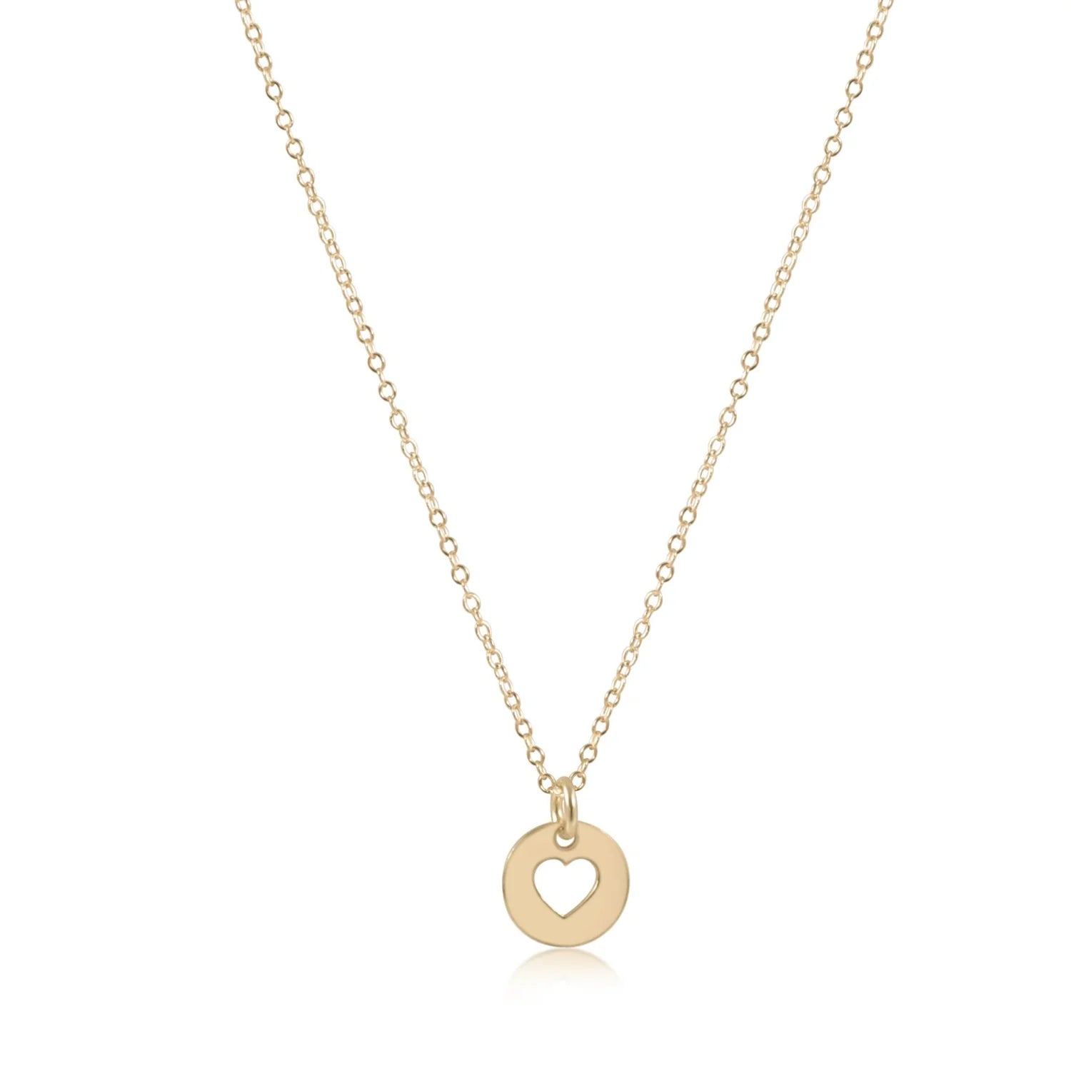 Gold Love Disc Necklace Collection